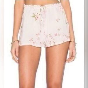 𝅺WILDFOX Couture 🦊💋 sunshine shorts Vintage- swim coverup pink petal sleep